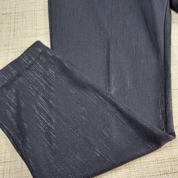 INC International Concepts Women's Seamless  Pants Metallic Gray Size Large - Picture 2 of 5